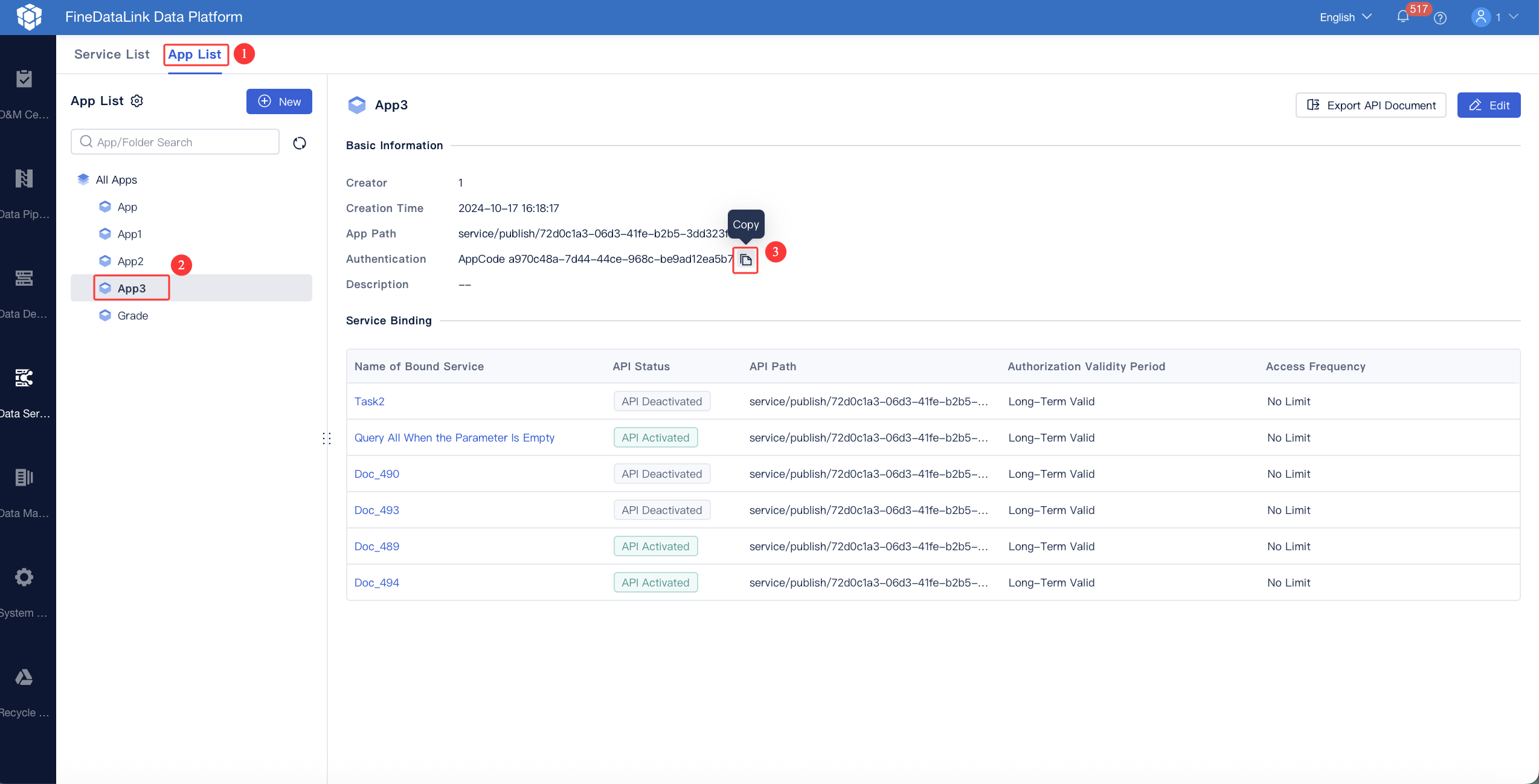 Using APIs Released in Data Service (POST x-www-form-urlencoded Request ...