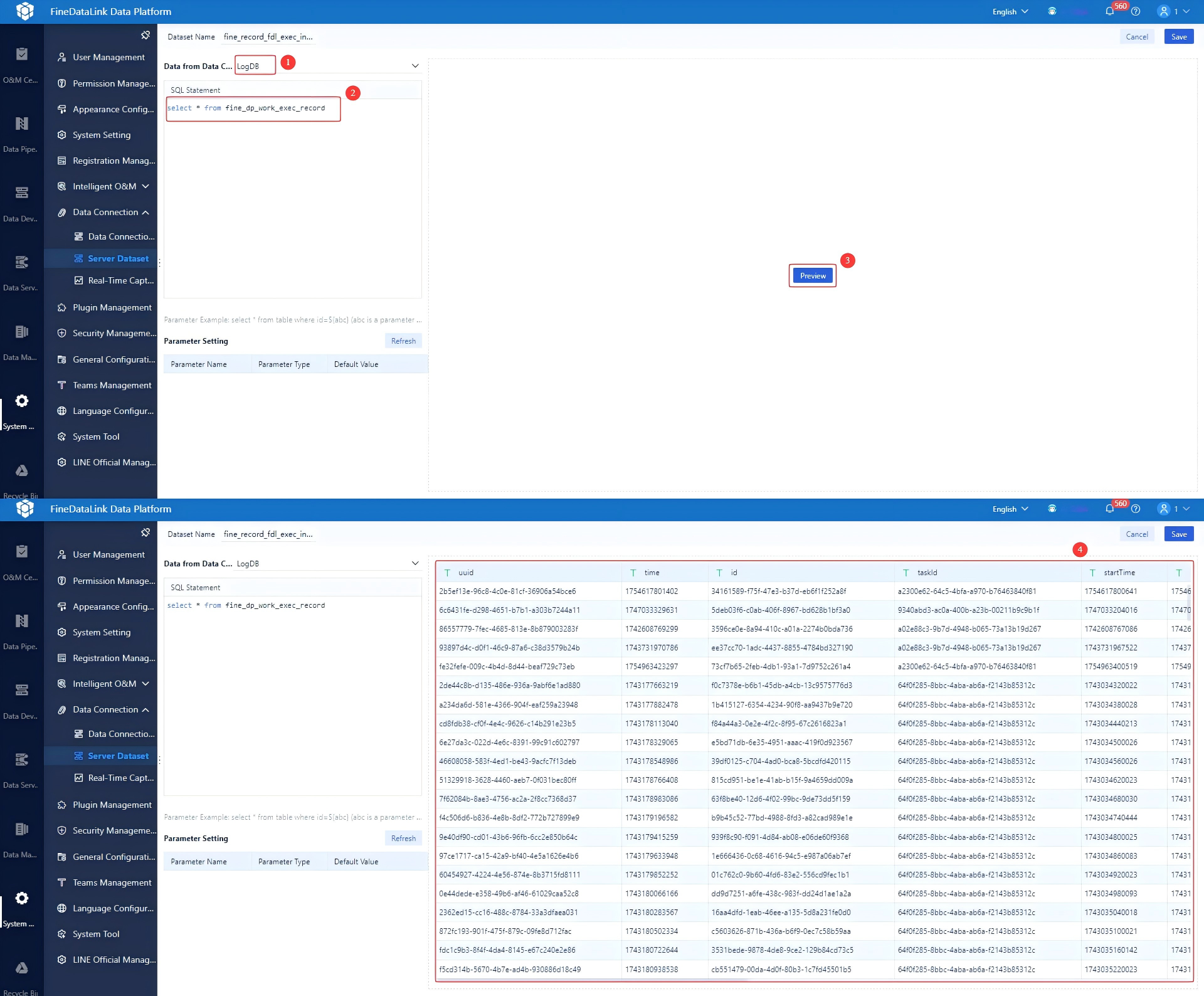 LogDB Database- FineDataLink Help Document