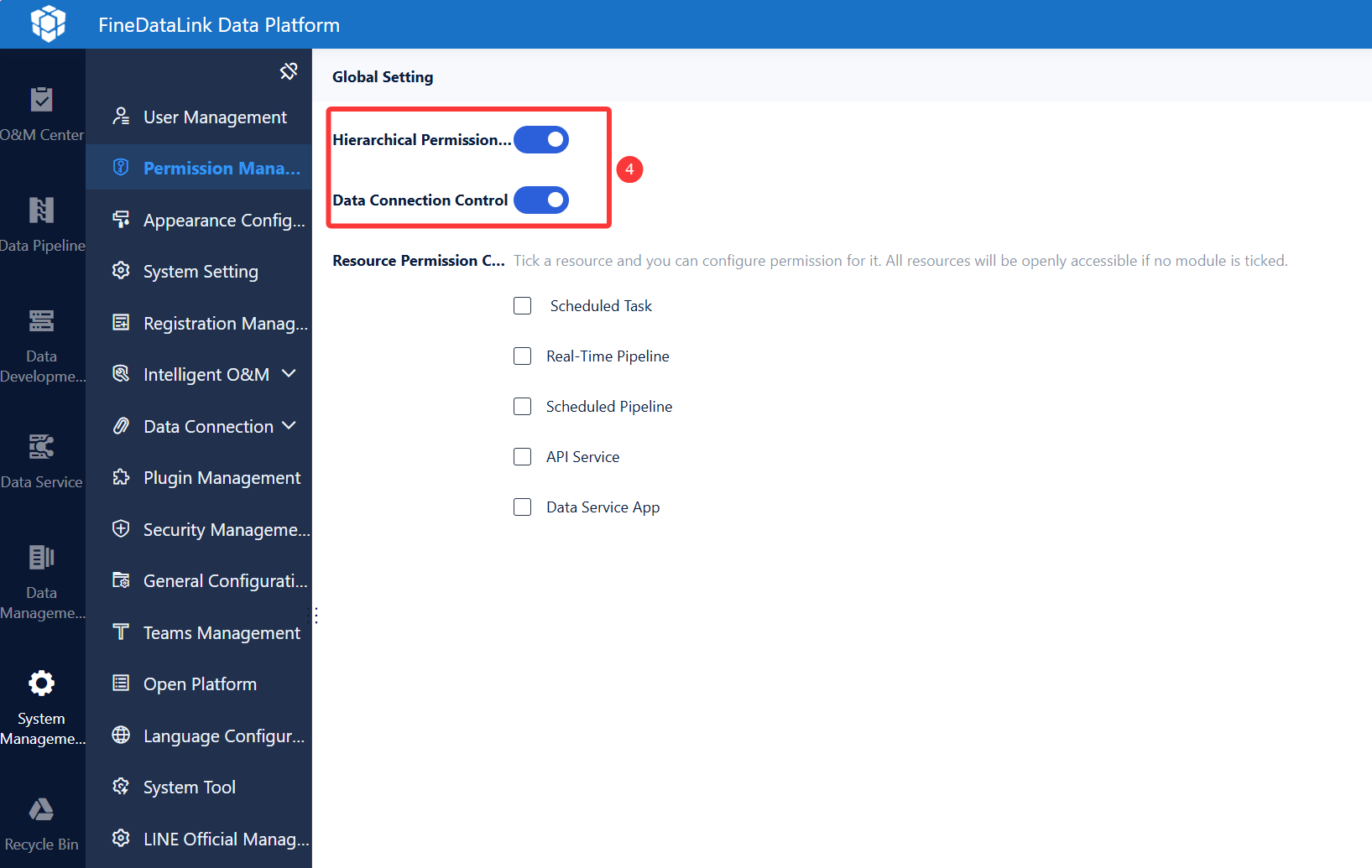 Authorization Permission on Database Table Management- FineDataLink ...