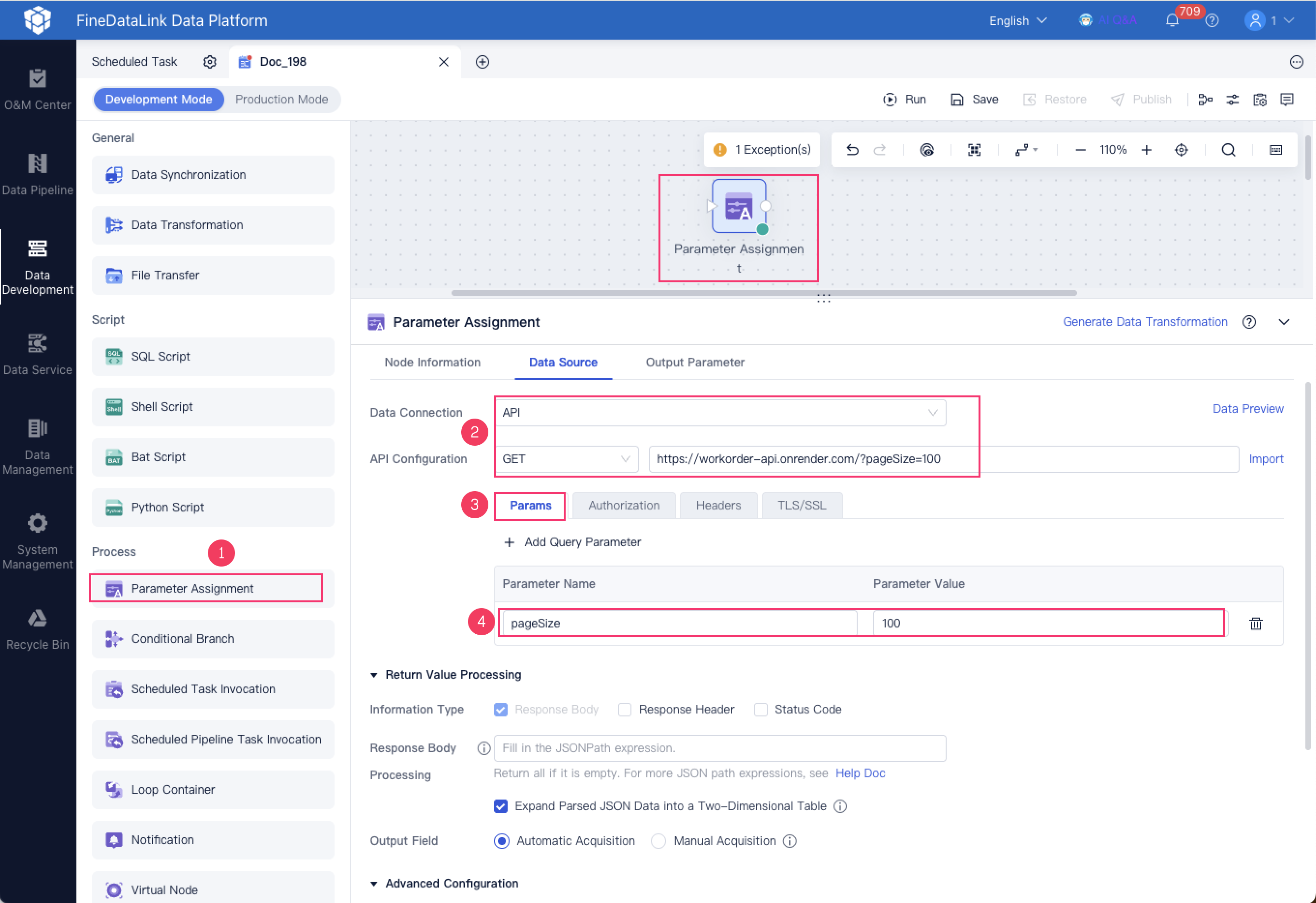 Fetching Data by Page- FineDataLink Help Document