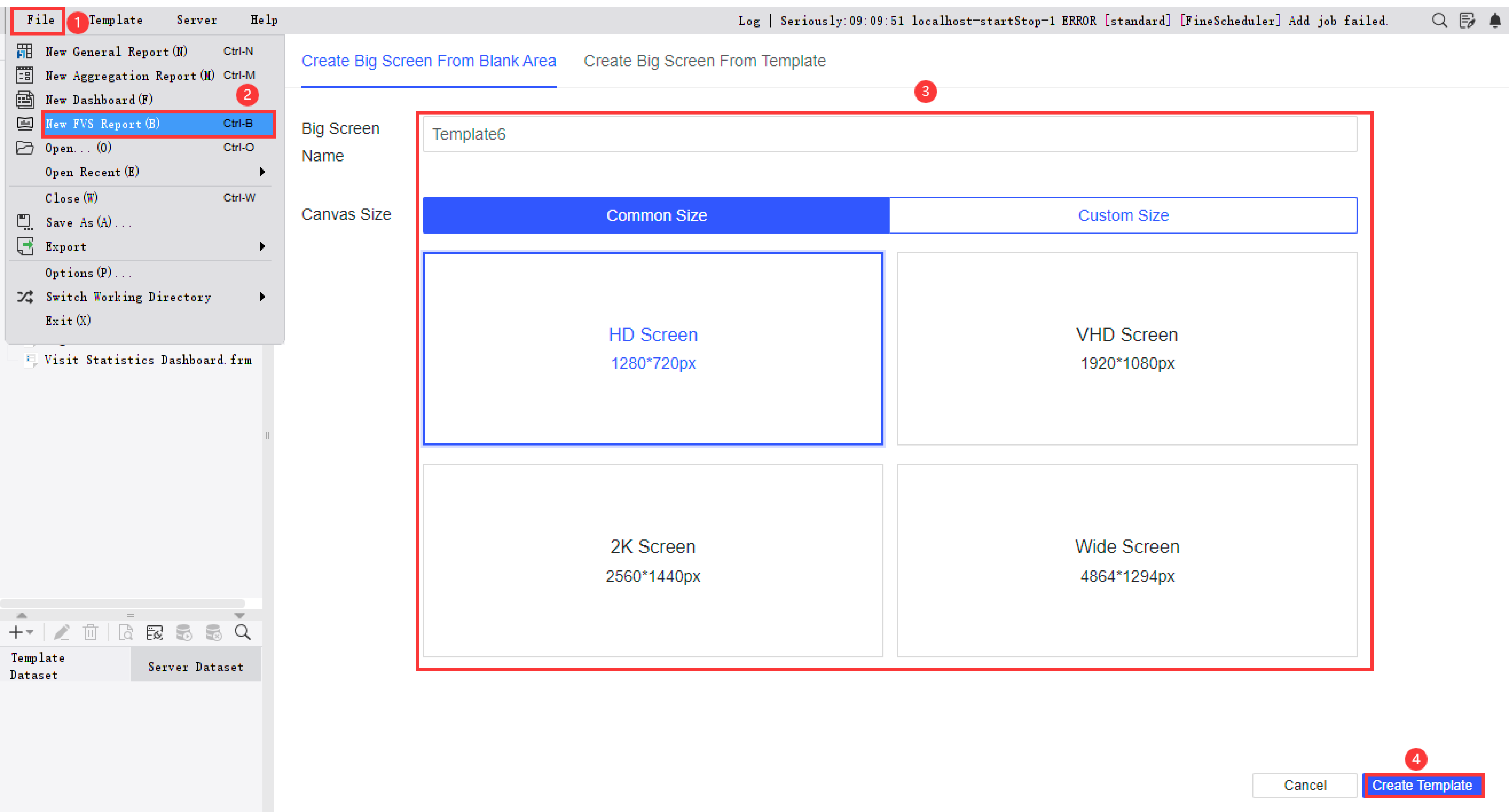 Switching Pages Through FVS Widgets and JS-FineReport Help Document