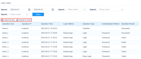 Platform Log-FineReport Help Document