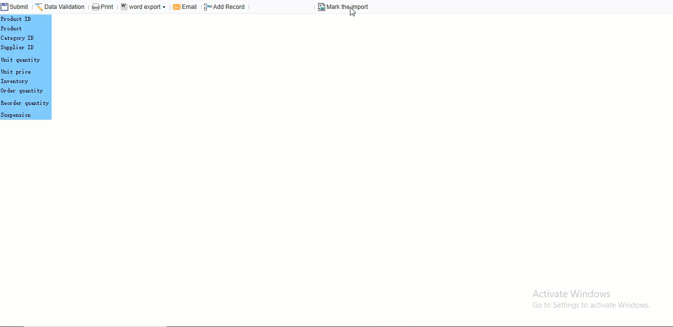 Excel Import Mark-FineReport Help Document