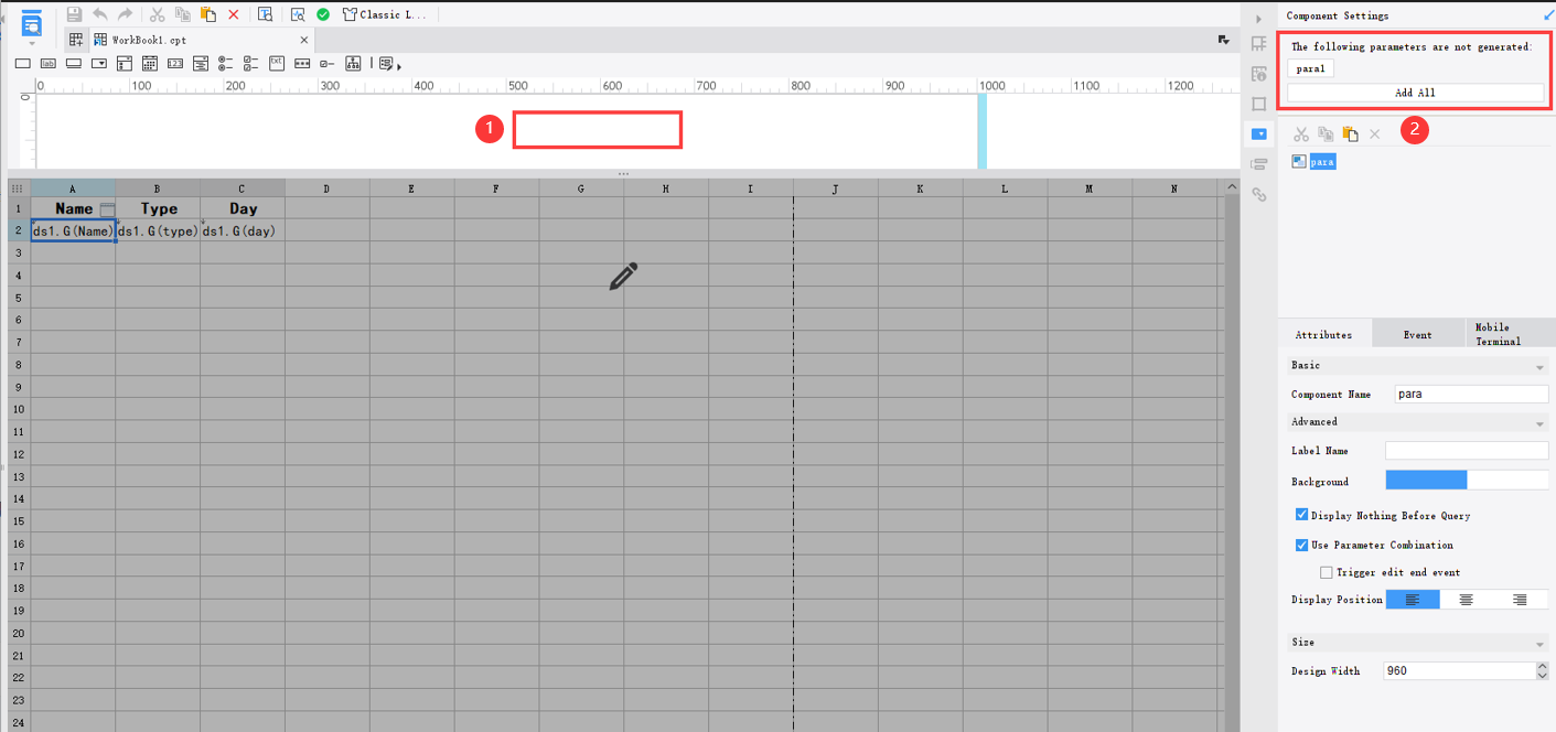 Widget Introduction-FineReport Help Document