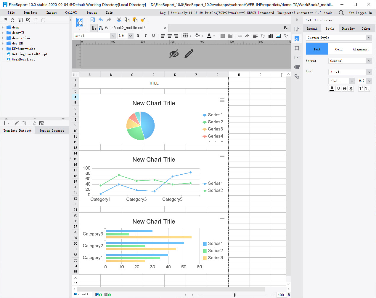 Report Module Mobile Typical Mobile Reports-FineReport Help Document