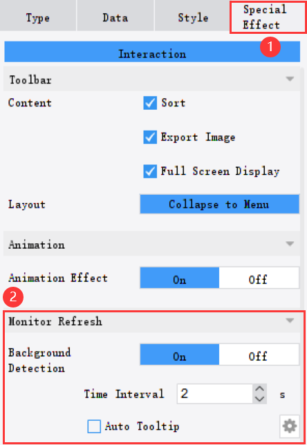 Chart Data Auto Refresh-FineReport Help Document