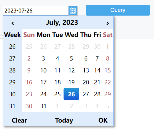 Date Widget-FineReport Help Document