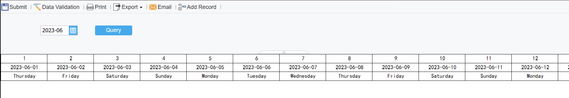 Date Widget-FineReport Help Document