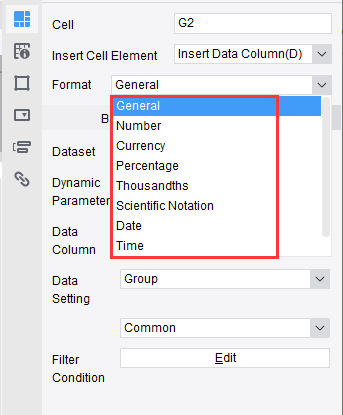Data Display Format-FineReport Help Document