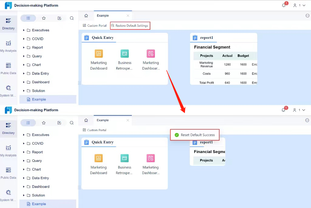 Customizing Data Portal-FineReport Help Document