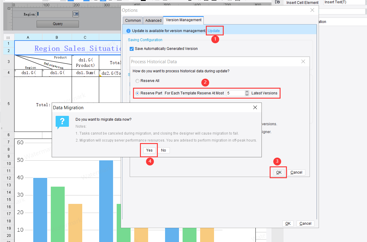 New Template Version Management-FineReport Help Document