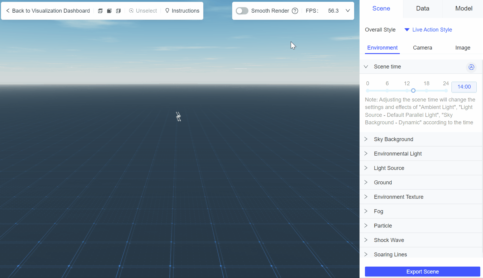 Smoth Render Extension Smooth Render Mode in 3D Scenes-FineReport Help Document