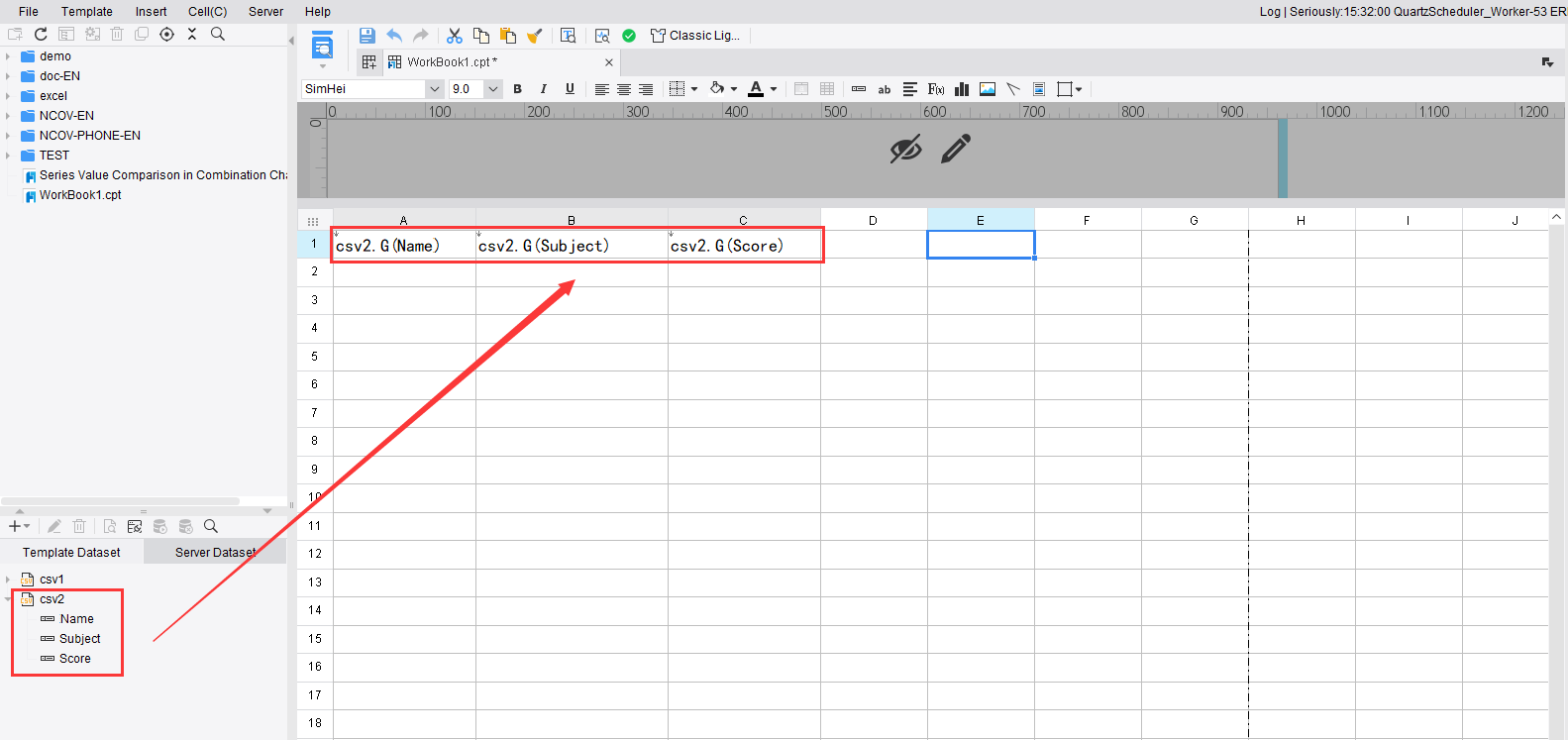Enhanced CSV Dataset-FineReport Help Document
