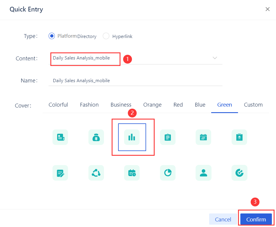 Mobile Data Portal Usage Example-FineReport Help Document