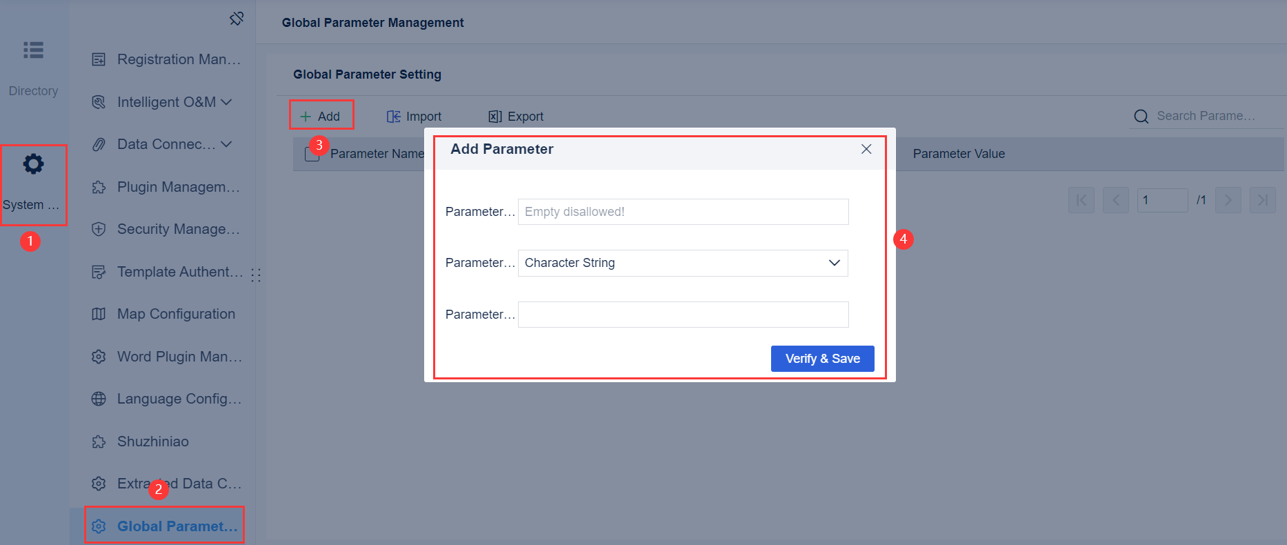 Platform Global Parameter Plugin-FineReport Help Document