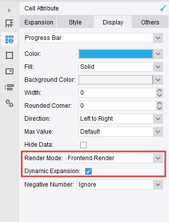 Cell Progress Bar Plugin-FineReport Help Document