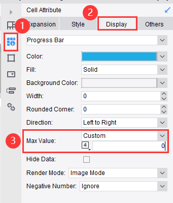 Cell Progress Bar Plugin-FineReport Help Document