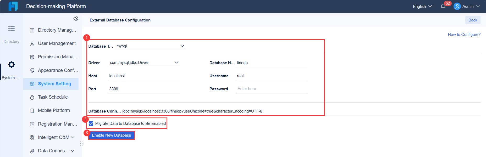 Configuring MySQL5 Databases-FineReport Help Document