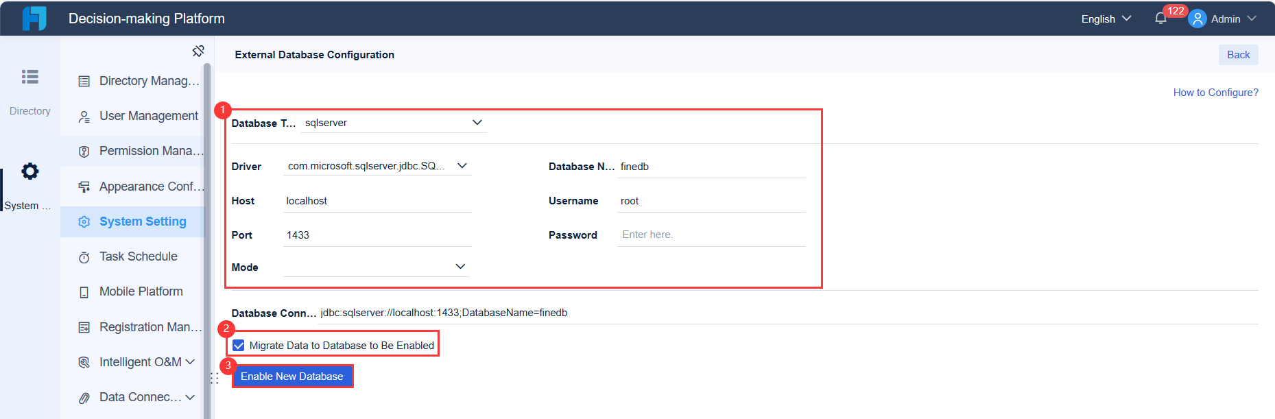 Configuring SQL Server Databases-FineReport Help Document