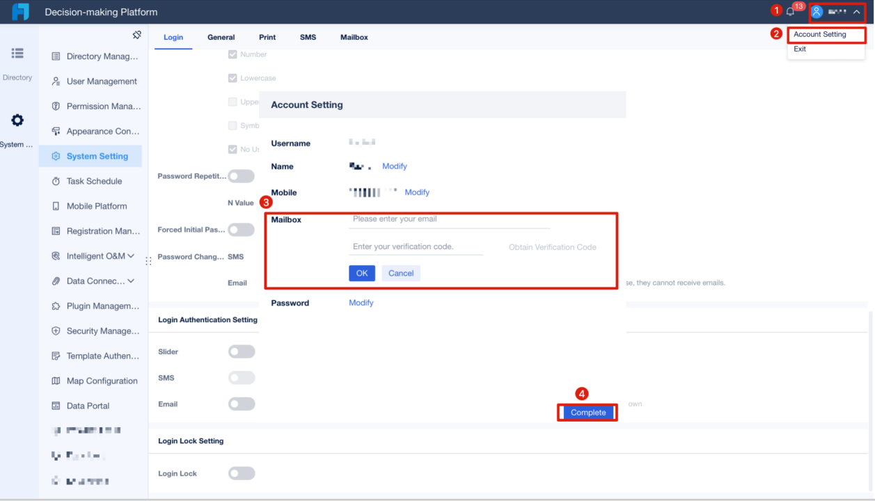 Password Policy Setting-FineReport Help Document