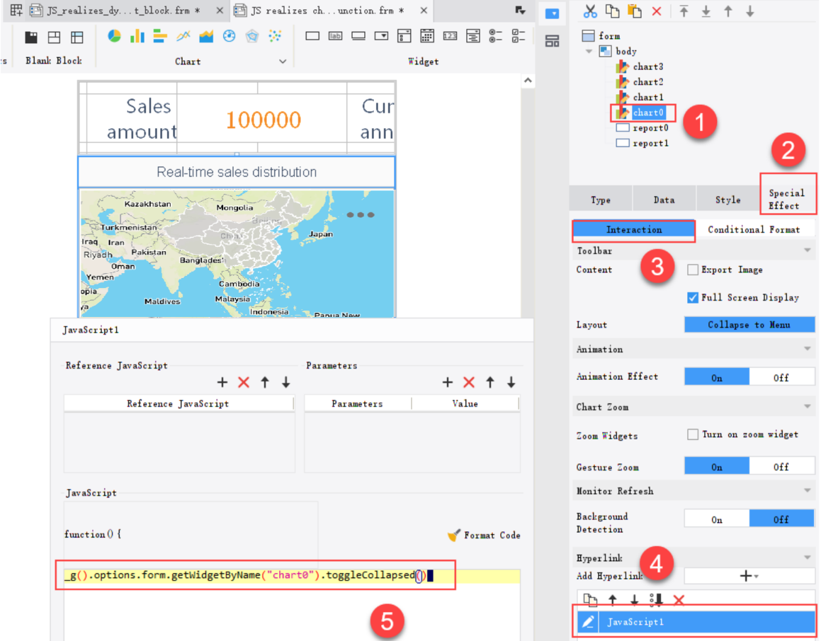 [General] JS Realizes Folding and Unfolding Components-FineReport Help ...