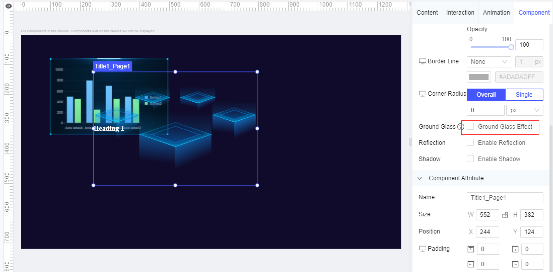 FVS Component Style and Attribute-FineReport Help Document