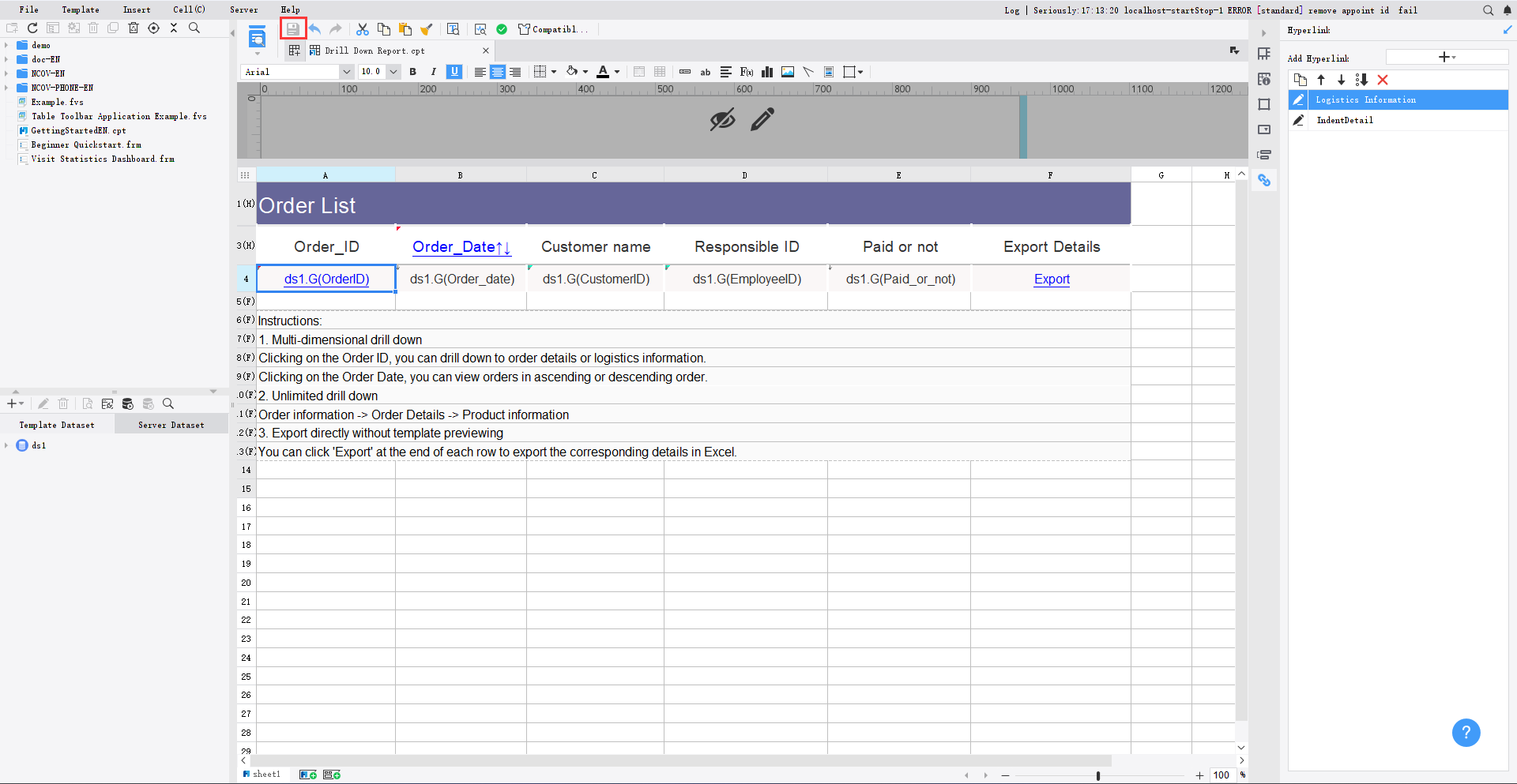 Tab Opening Within Platform Plugin-FineReport Help Document