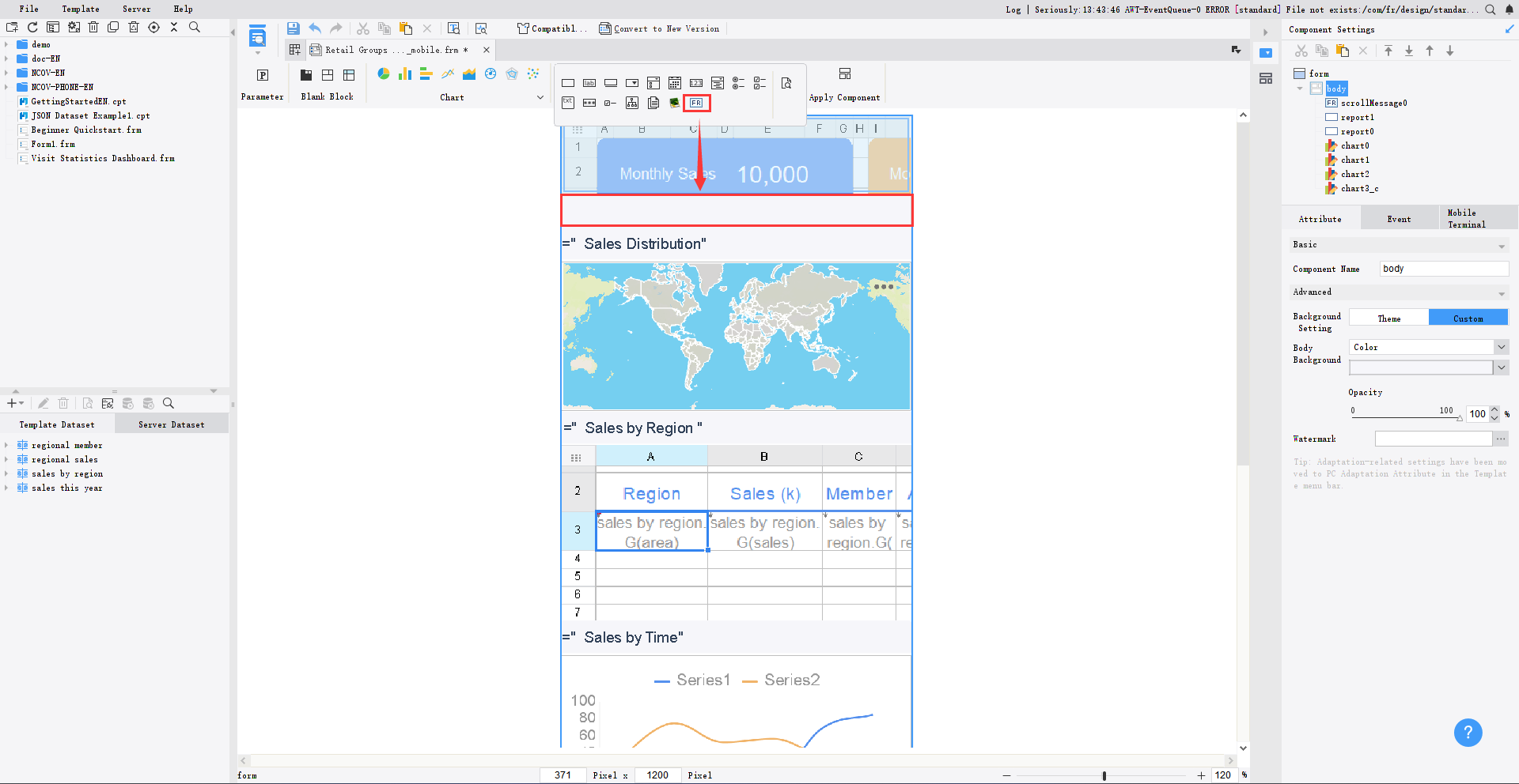 Scrolling Text Plugin-FineReport Help Document