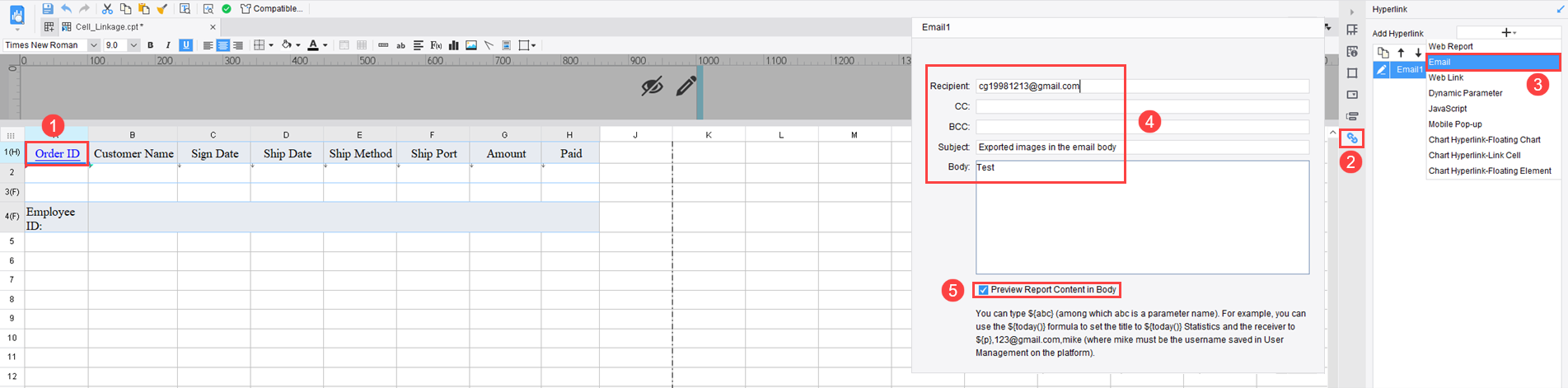 Image Export Setting Plugin-FineReport Help Document
