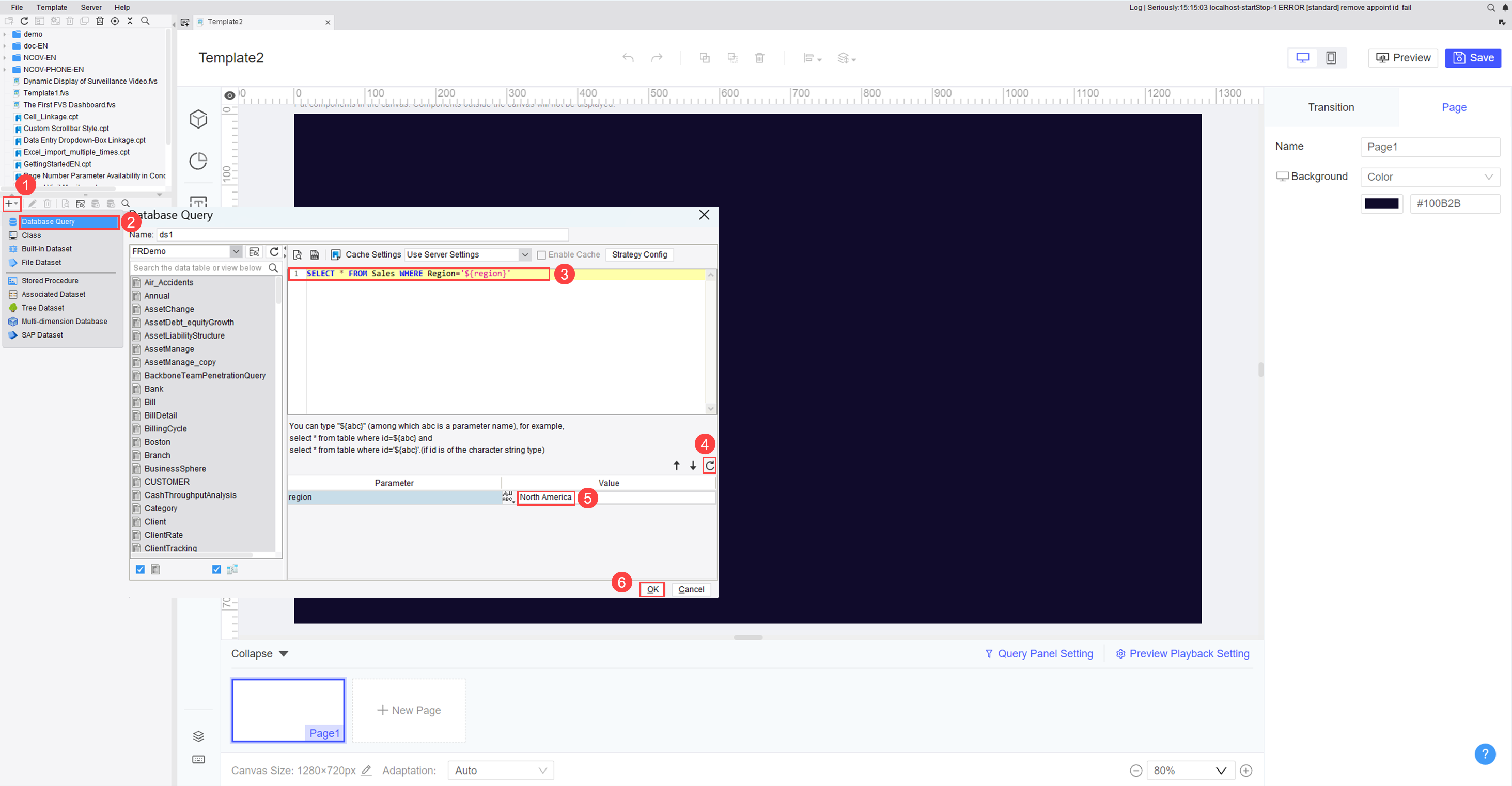FVS Radio Button Group Widget-FineReport Help Document