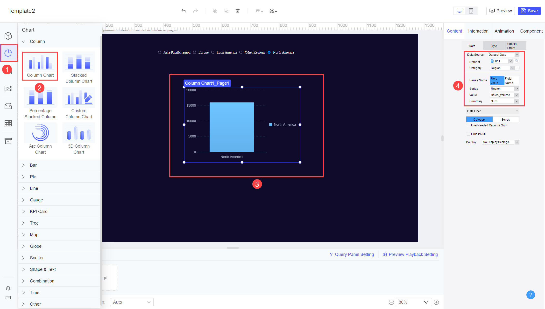 FVS Radio Button Group Widget-FineReport Help Document