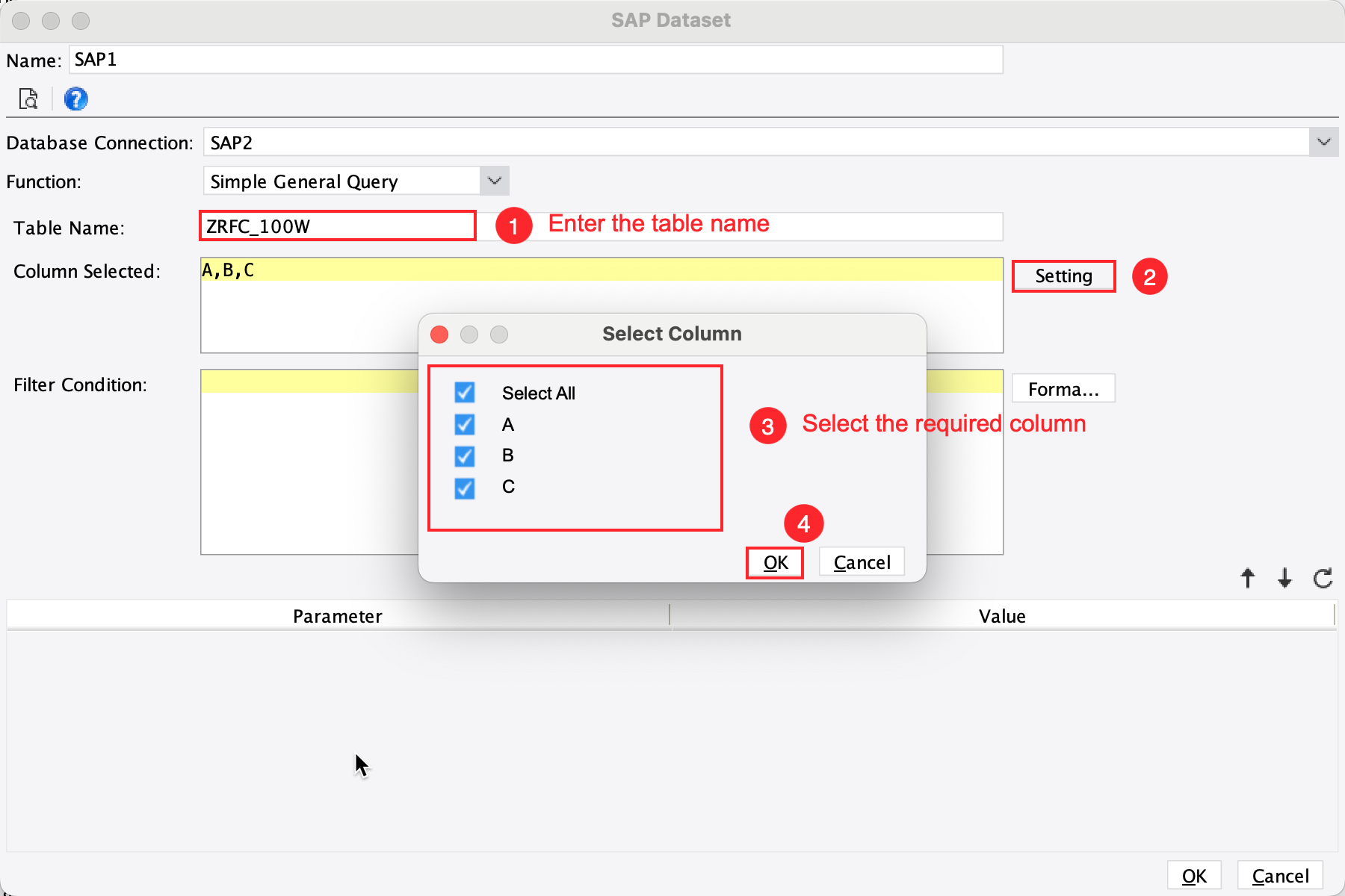 Simple General Query for Data Extraction-FineReport Help Document
