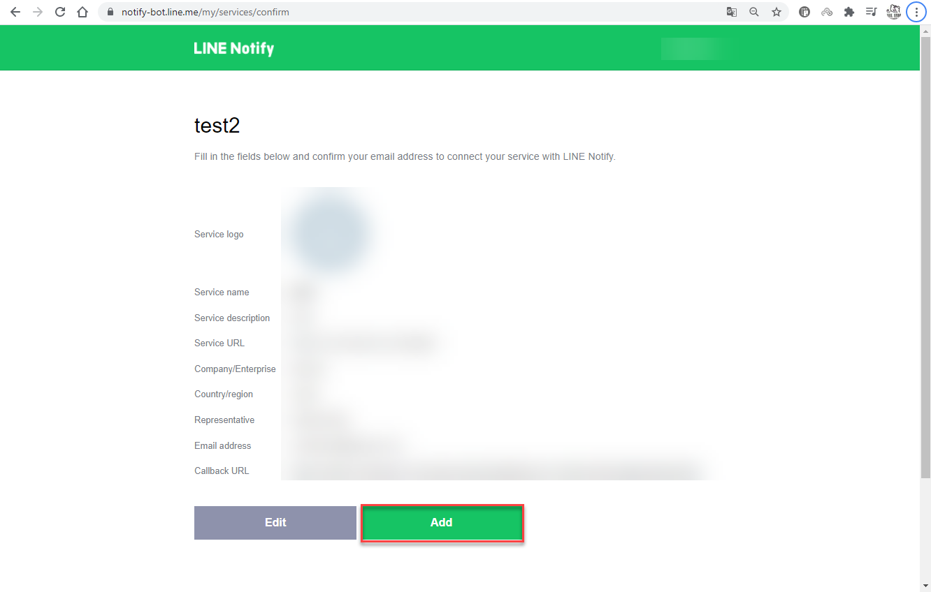 Notification by Integrated LINE Notify -FineReport Help Document