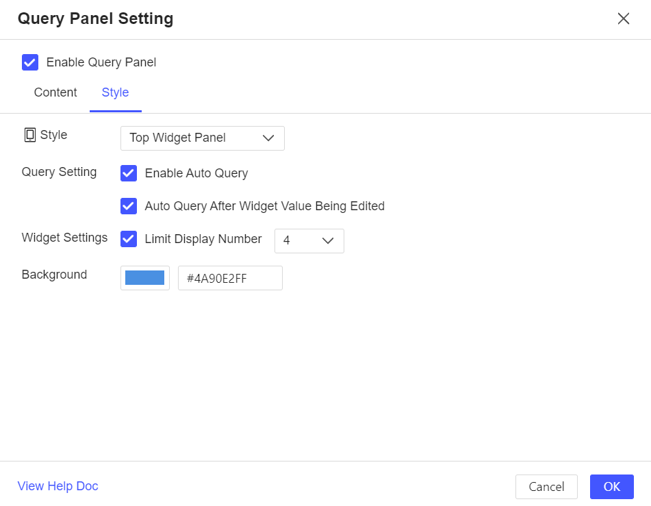 [General] Mobile Parameter Panel Style-FineReport Help Document