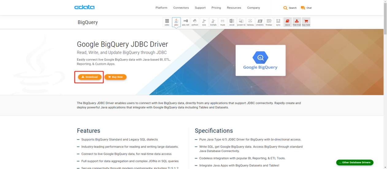 Data Connection to Google BigQuery-FineReport Help Document