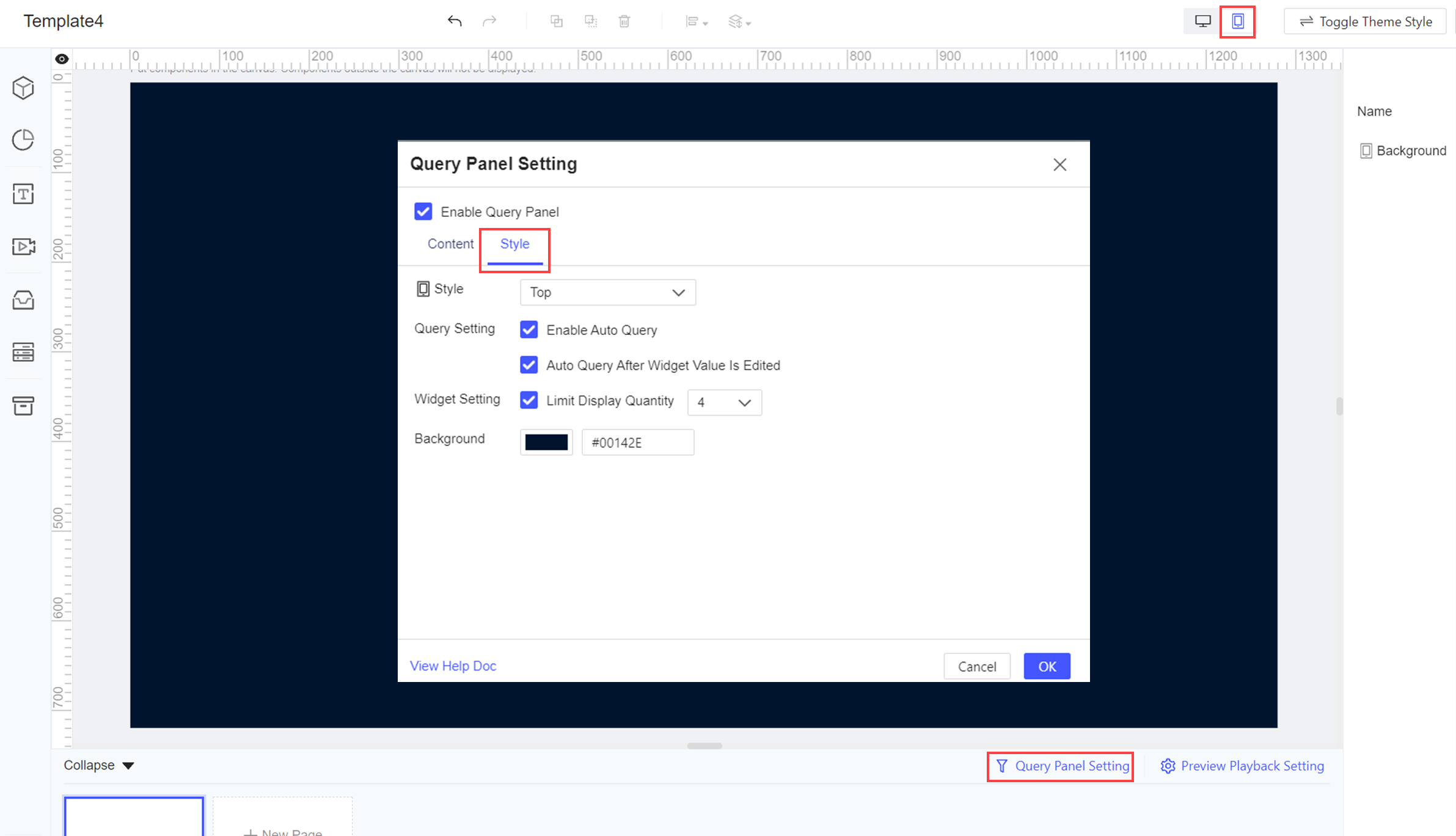 FVS Query Panel-FineReport Help Document