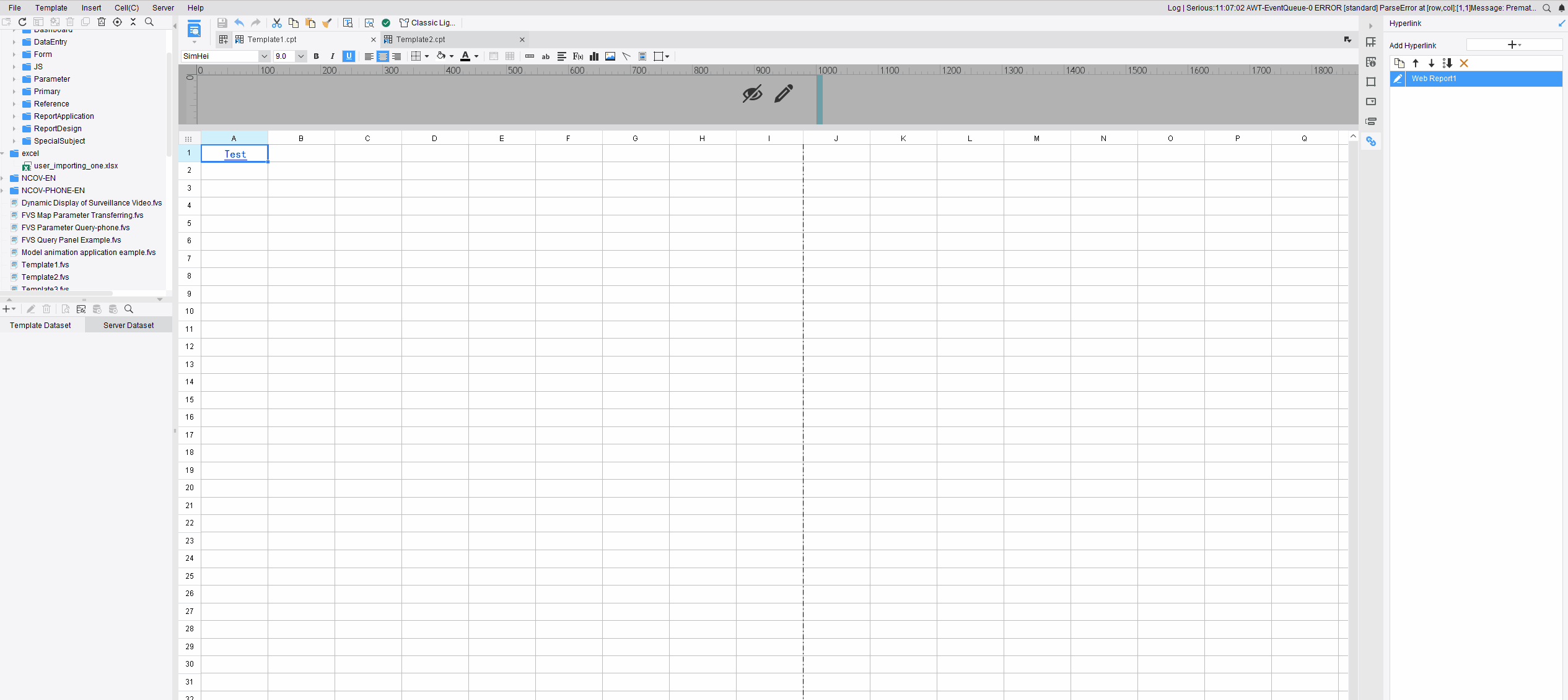 Hyperlink Parameter Passing-FineReport Help Document