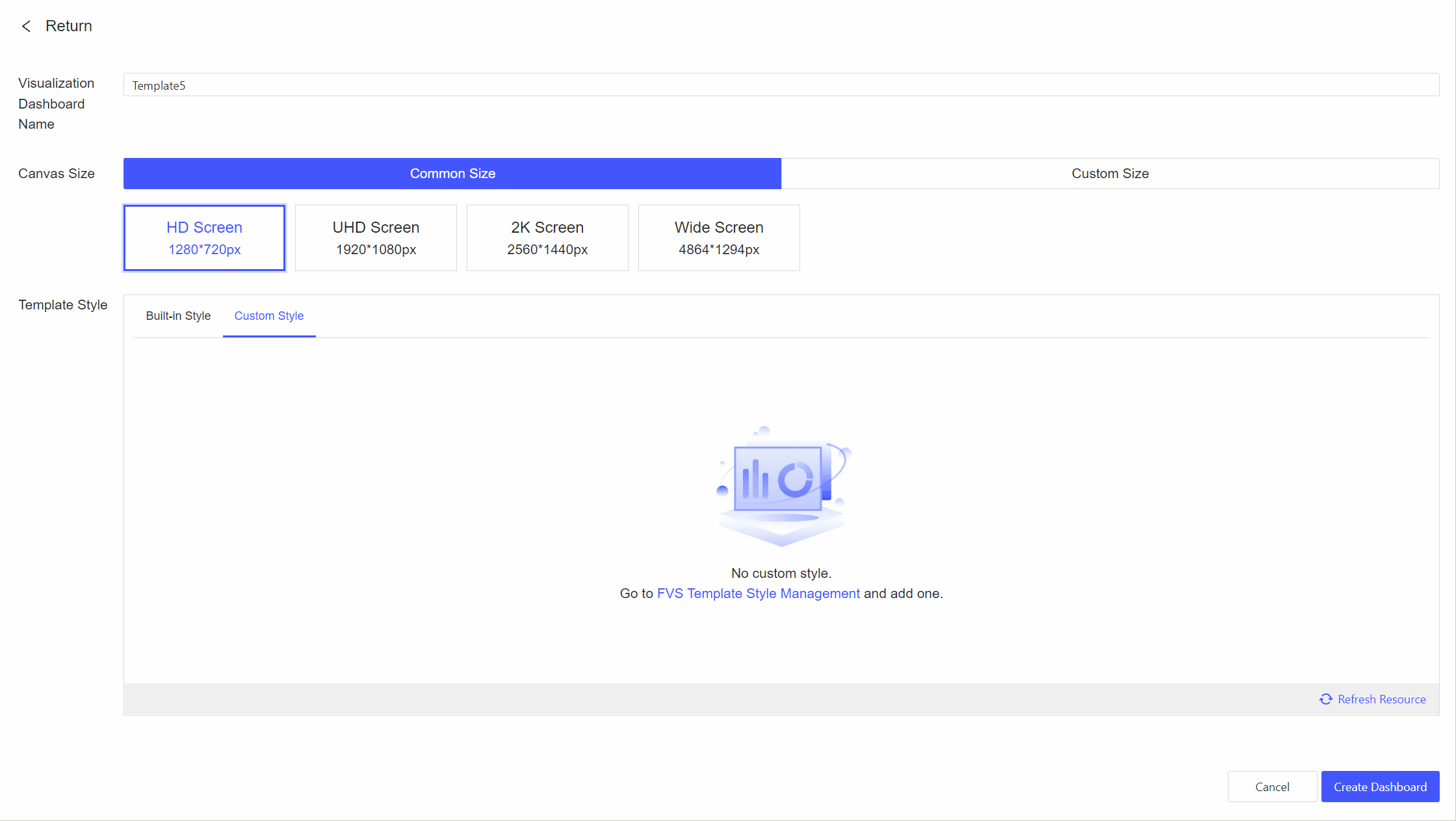 FVS Template Style-FineReport Help Document