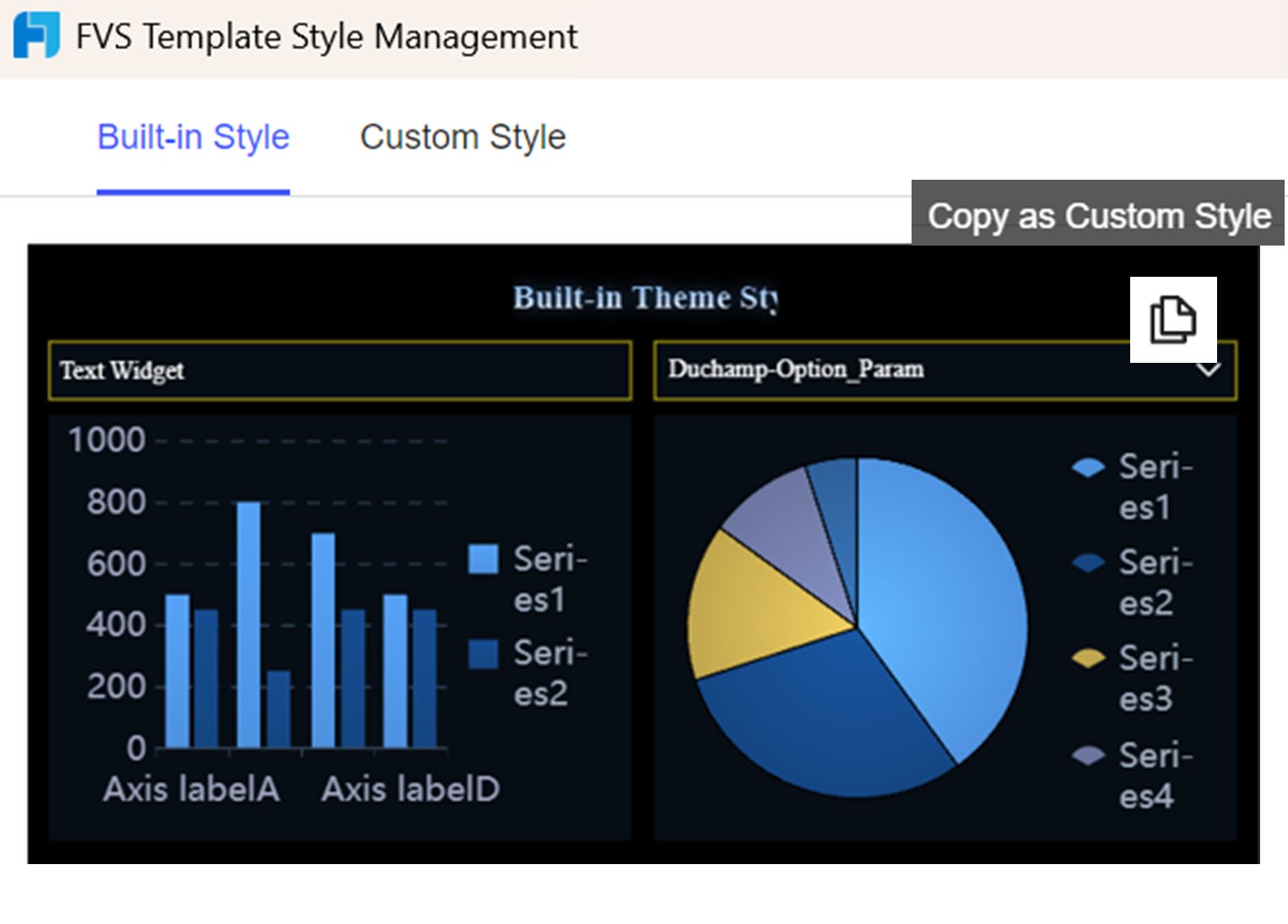 FVS Template Style-FineReport Help Document