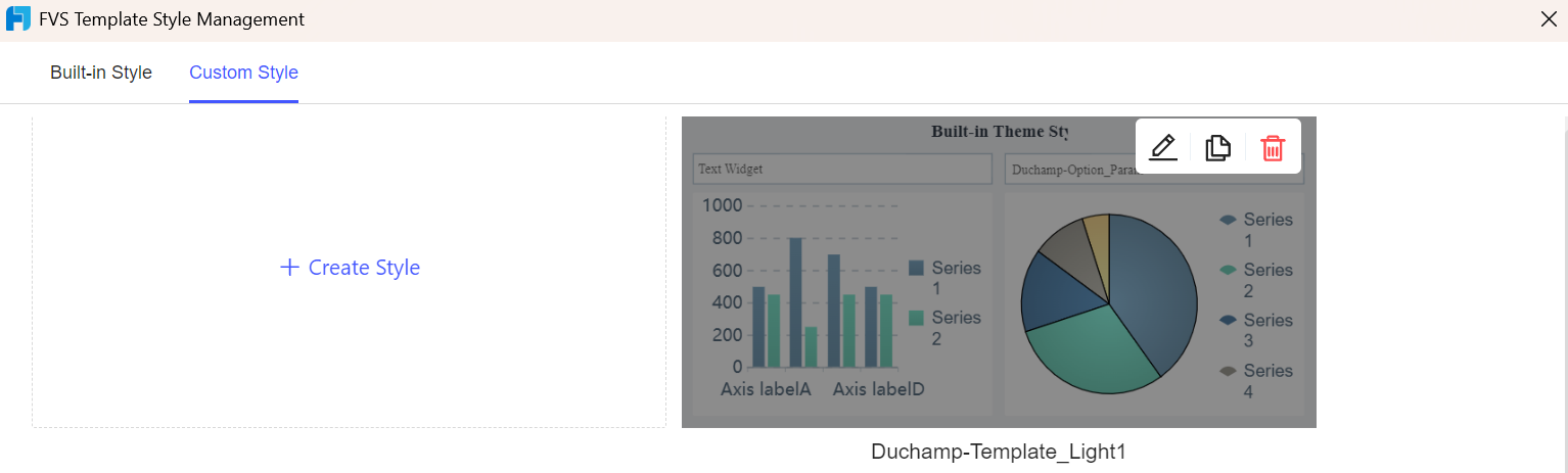 FVS Template Style-FineReport Help Document