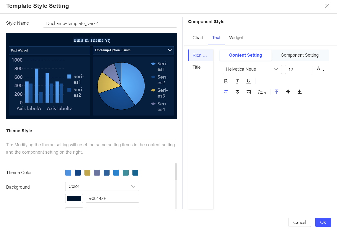 FVS Template Style-FineReport Help Document