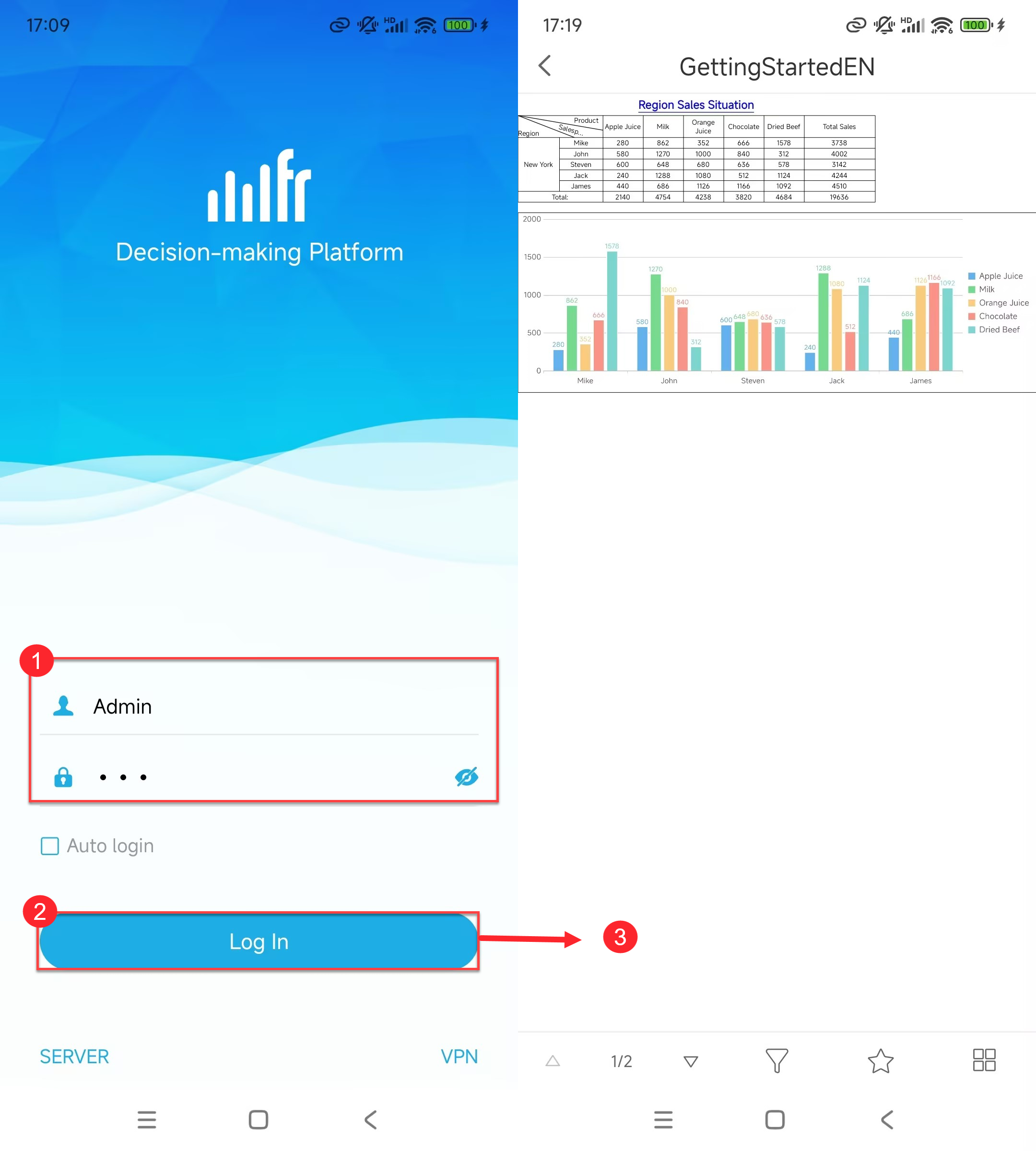 Connecting the App to the Platform/Report Server-FineReport Help Document