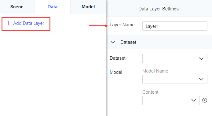 Data Layer in 3D Scene Components-FineReport Help Document