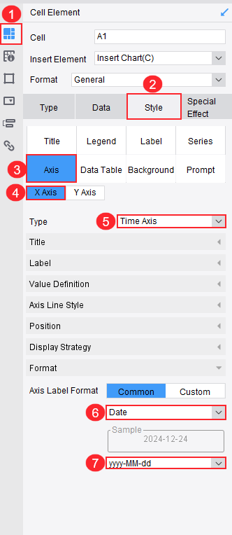 Time Axis-FineReport Help Document