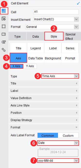 Time Axis-FineReport Help Document