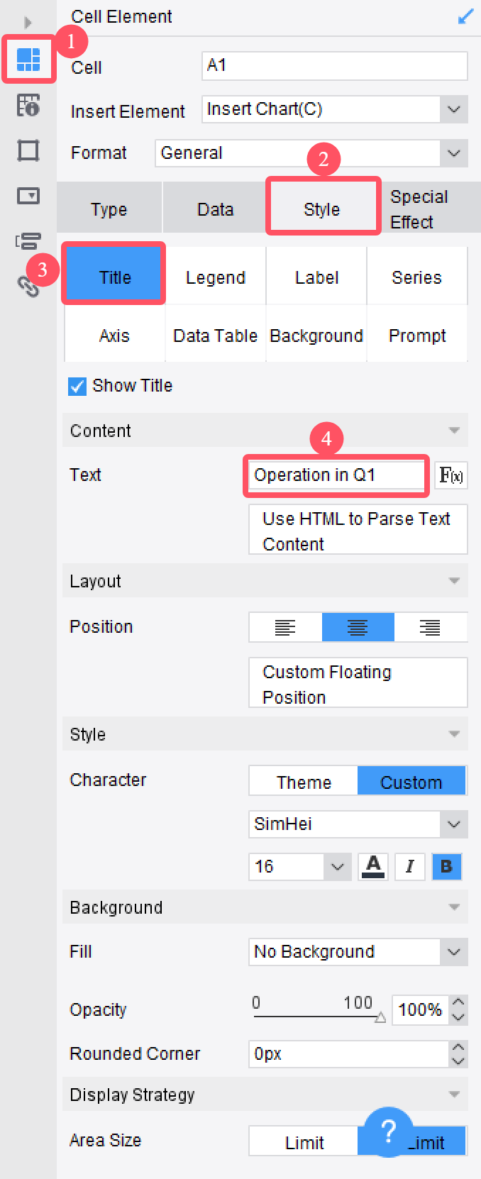 Custom Column Chart-FineReport Help Document