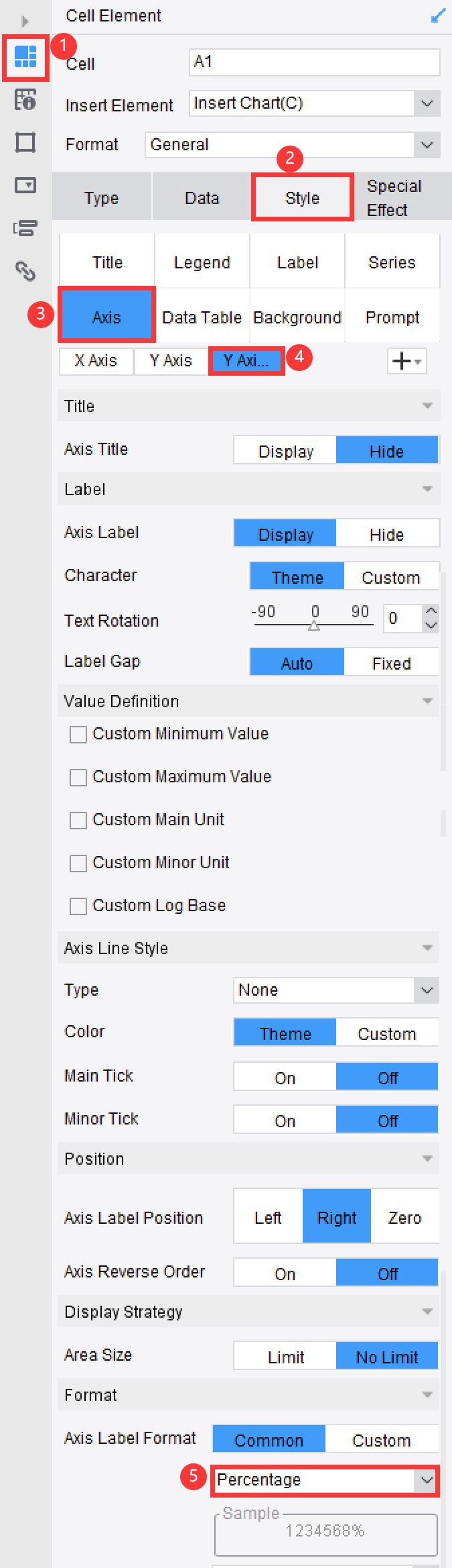 Custom Column Chart-FineReport Help Document