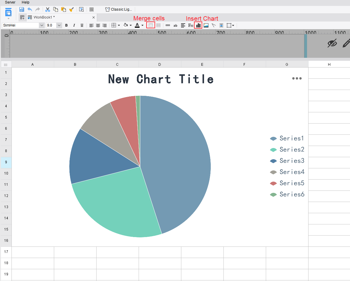 Custom Label Displayed in Series Color-FineReport Help Document