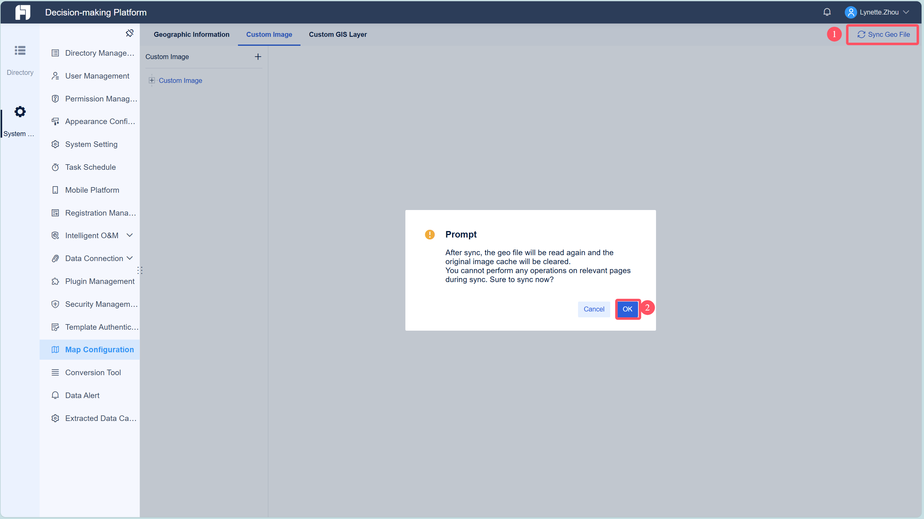 Custom Image as Map Border-FineReport Help Document