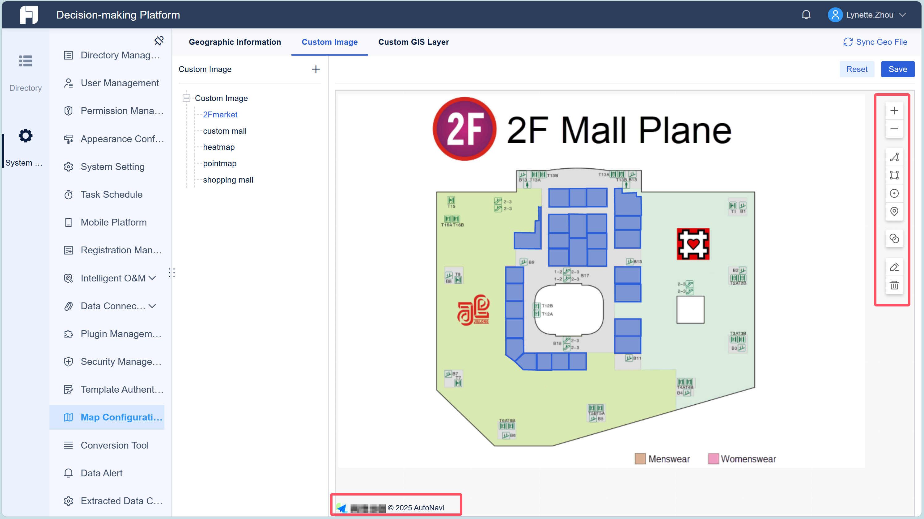Custom Image as Map Border-FineReport Help Document